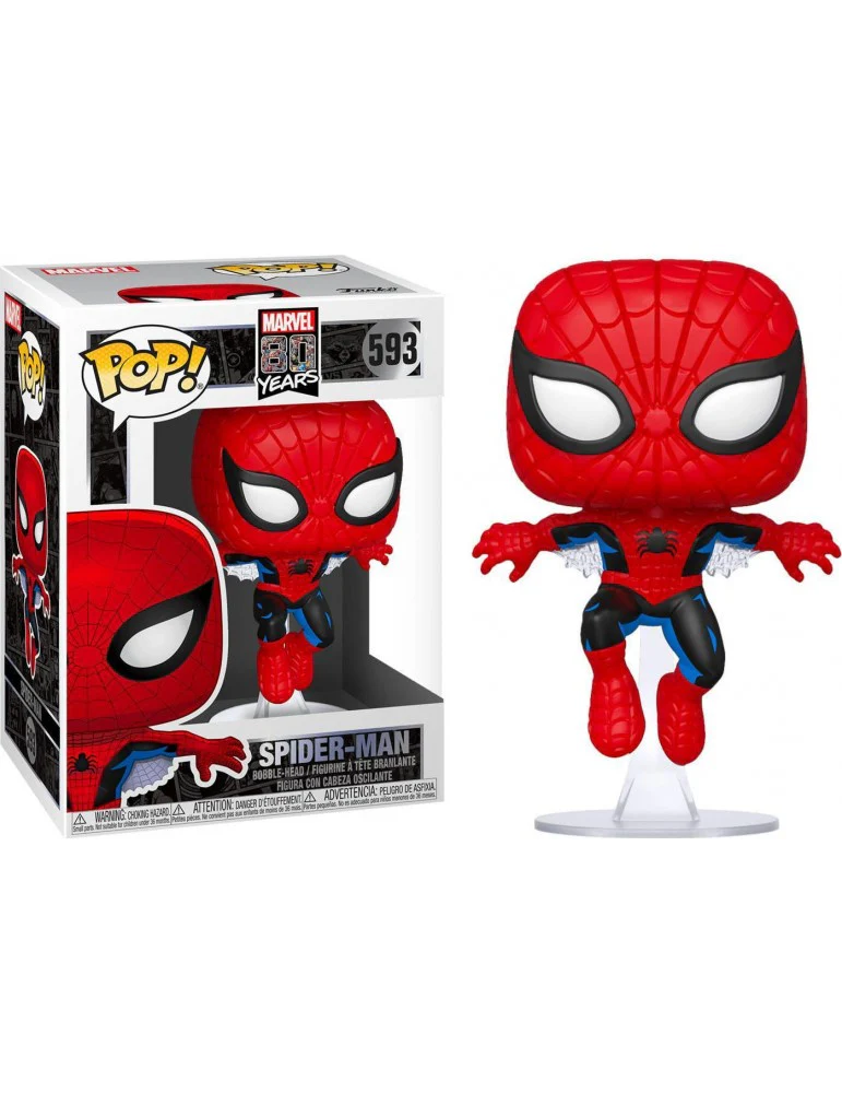 Funko POP! B: Marvel 80 Years - Spider-Man #593 Bobble-Head Figure