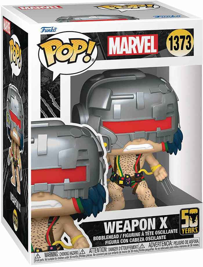 Funko POP! B: Marvel Wolverine 50th Anniversary - Weapon X #1373 Bobble-Head Figure