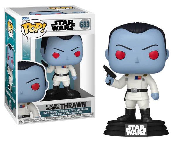Funko POP! B: Star Wars - Grand Admiral Thrawn #683 Bobble-Head Figure (Pre-owned)