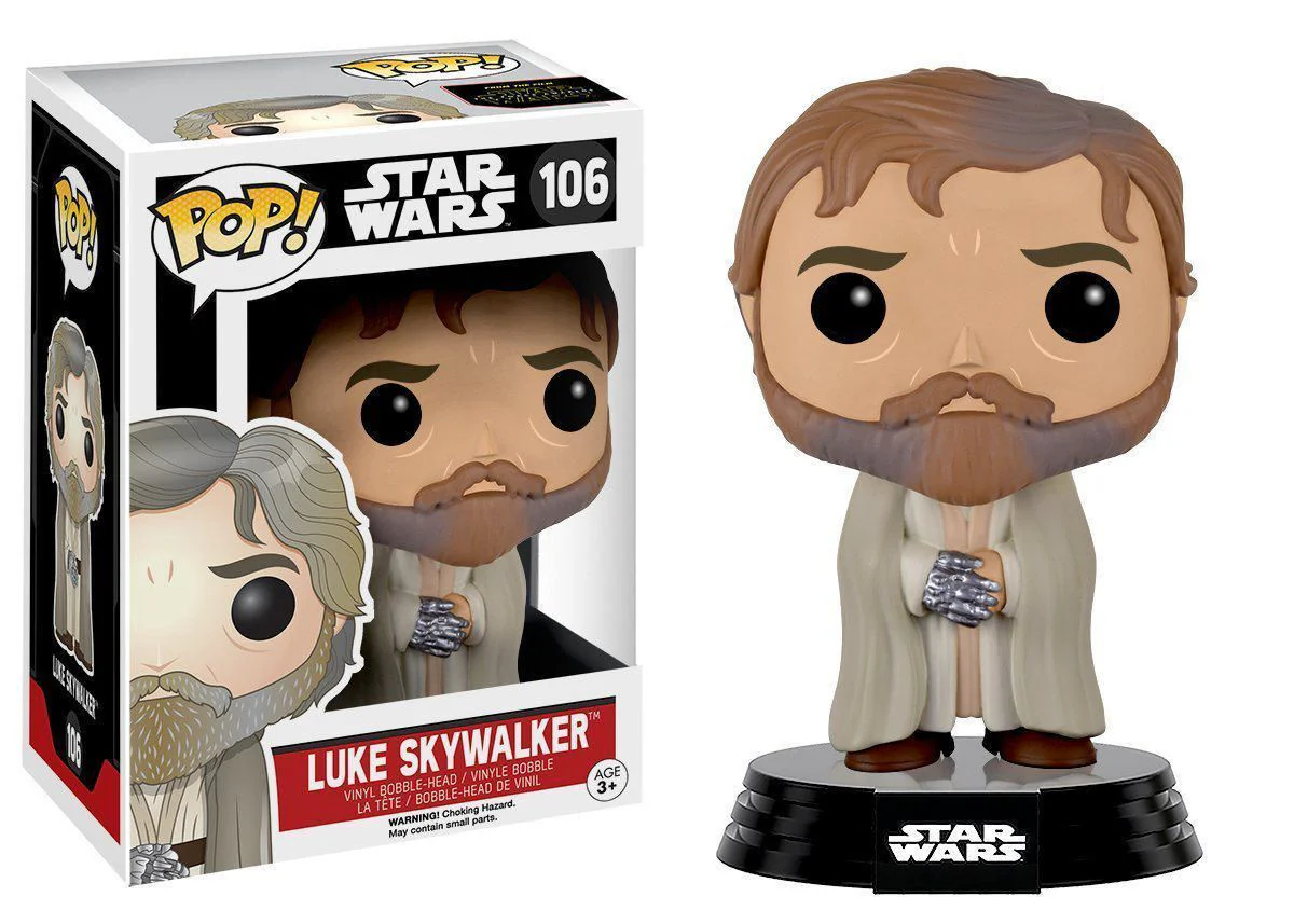 Funko POP! B: Star Wars - Luke Skywalker #106 Vinyl Bobble-Head Figure (Pre-owned)