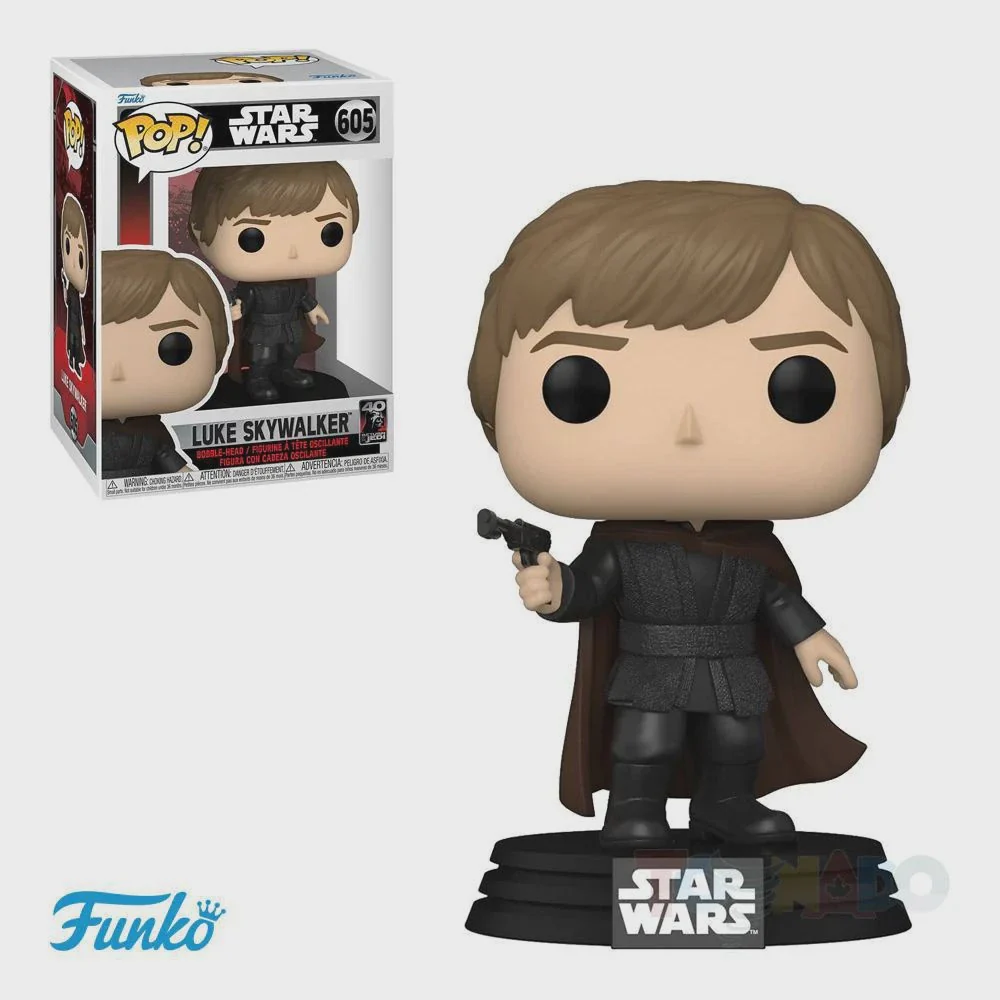 Funko POP! B: Star Wars - Luke Skywalker #605 Bobble-Head Figure (Pre-owned)