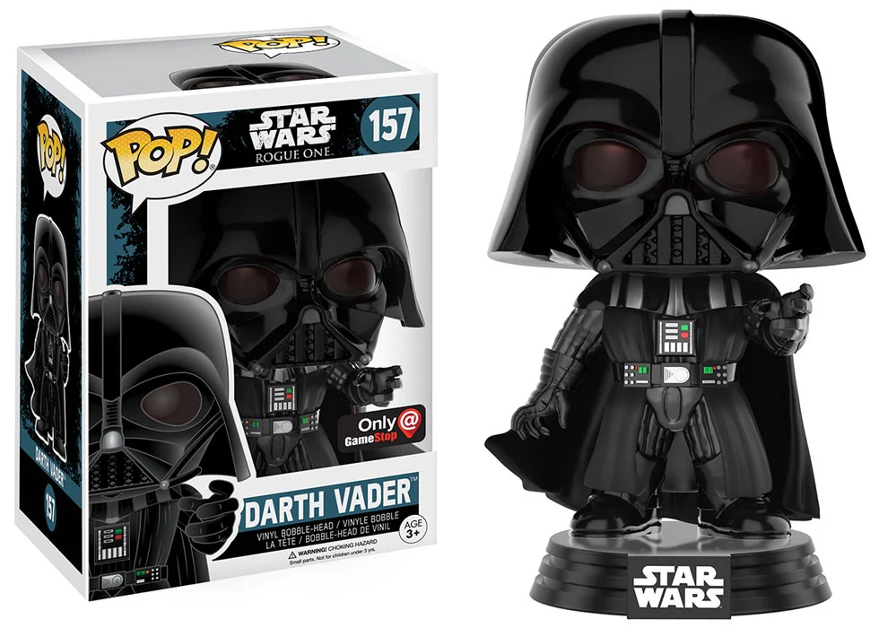 Funko POP! B: Star Wars Rogue One - Darth Vader #157 Exclusive Vinyl Bobble-Head Figure