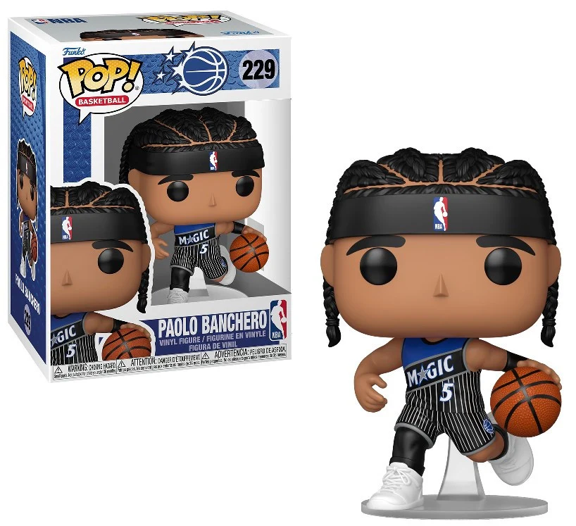 Funko POP! Basketball: Orlando Magic Blue/Black Jersey - Paolo Banchero #229 Vinyl Figure