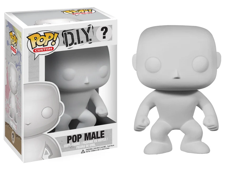 Funko POP! Custom: DIY - Pop Male #? Vinyl Figure (Pre-owned)