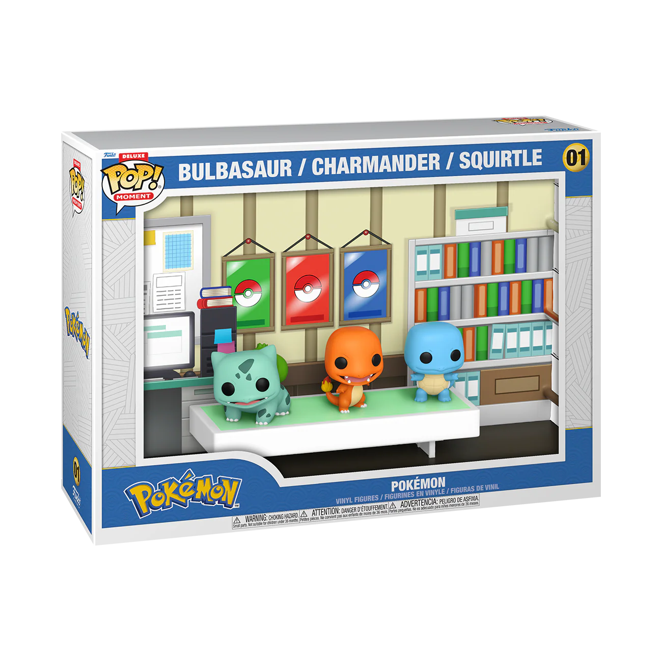 Funko POP! Deluxe Moment: Pokemon - Bulbasaur / Chamander / Squirtle #01 Vinyl Figure