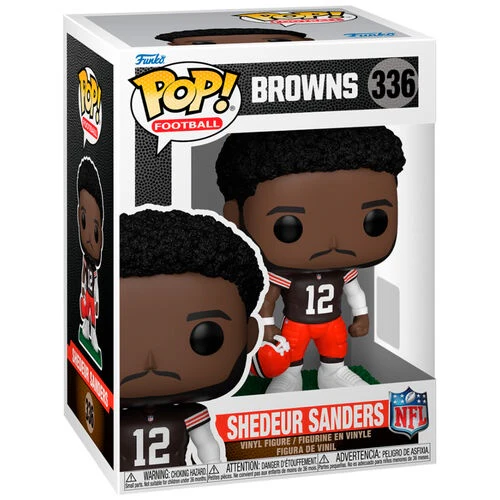 Funko POP! Football: Cleveland Browns Black Jersey - Shedeur Sanders #336 Vinyl Figure