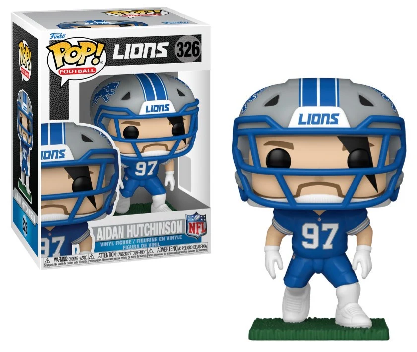 Funko POP! Football: Detroit Lions - Aidan Hutchinson #326 Vinyl Figure