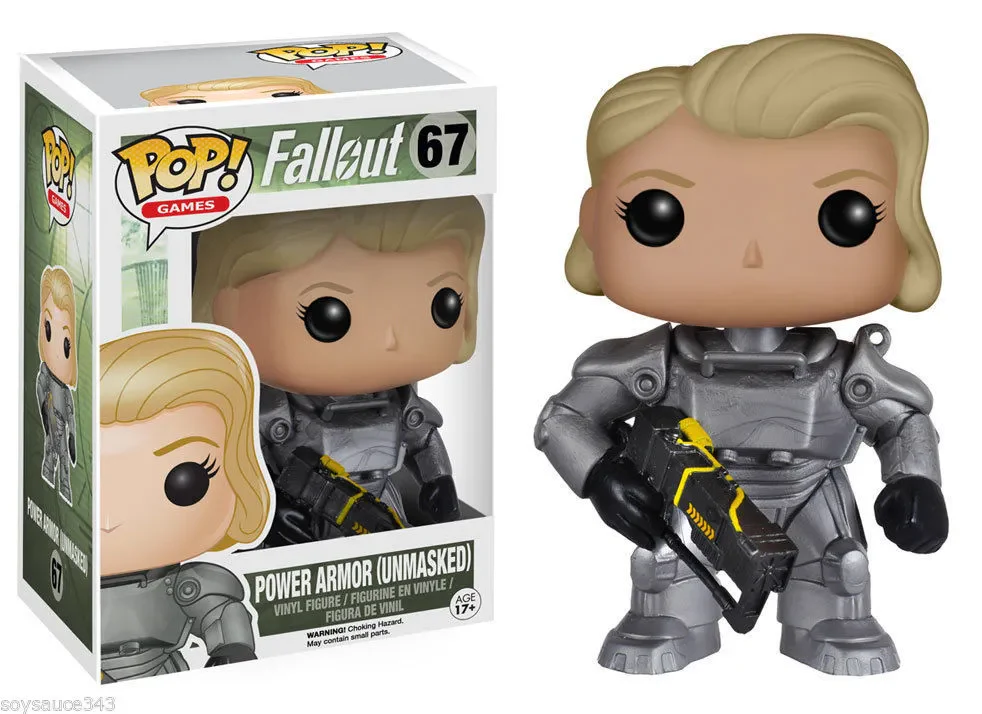 Funko POP! Games: Fallout - Power Armor (Unmasked) #67 Vinyl Figure