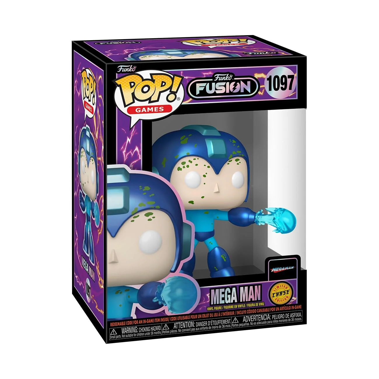 Funko POP! Games: Funko Fusion Mega Man - Mega Man #1097 Vinyl Figure CHASE