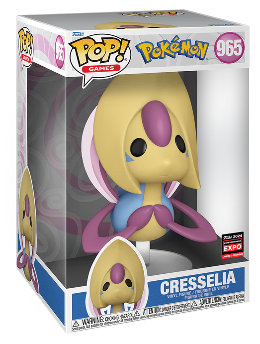 Funko POP! Games: Pokemon - Cresselia #965 Limited Edition Vinyl Figure (Pre-owned, Box Wear)
