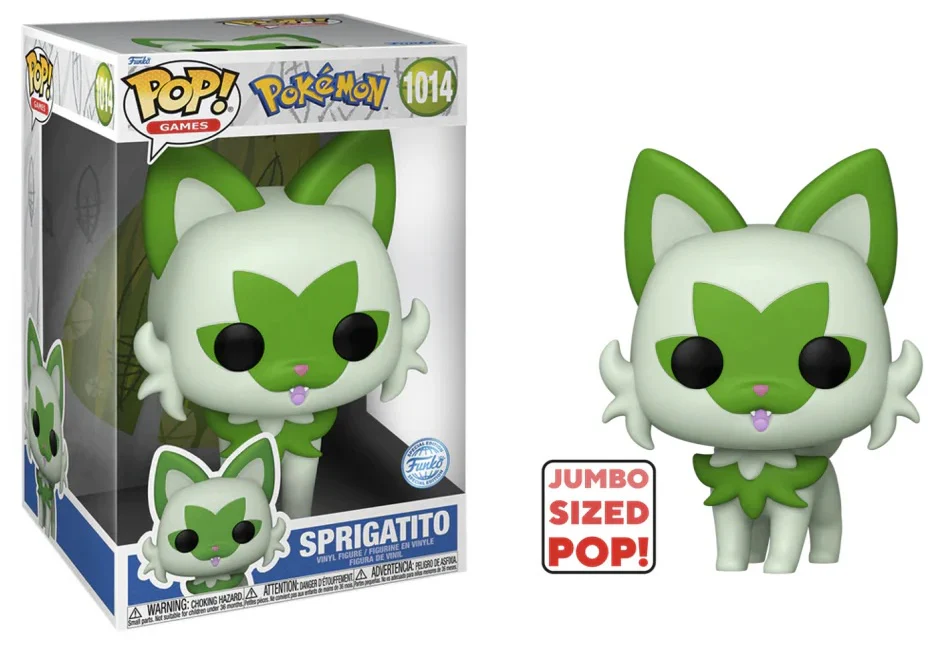Funko POP! Games: Pokemon - Sprigatito #1014 10" Special Edition Vinyl Figure