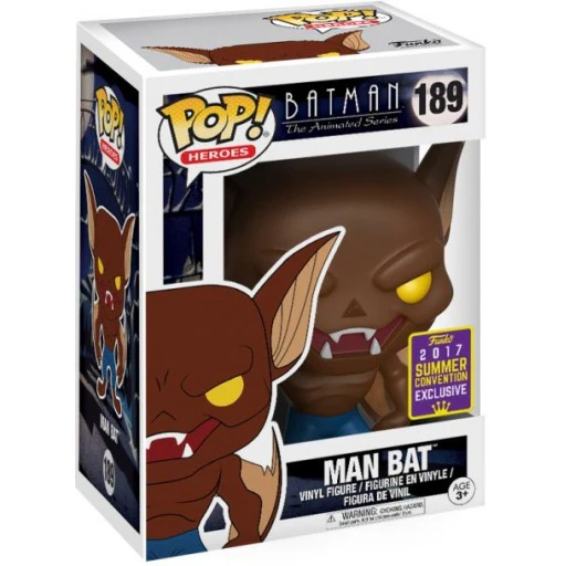 Funko POP! Heroes: Batman the Animated Series - Man Bat #189 Exclusive Vinyl Figure (Pre-owned)