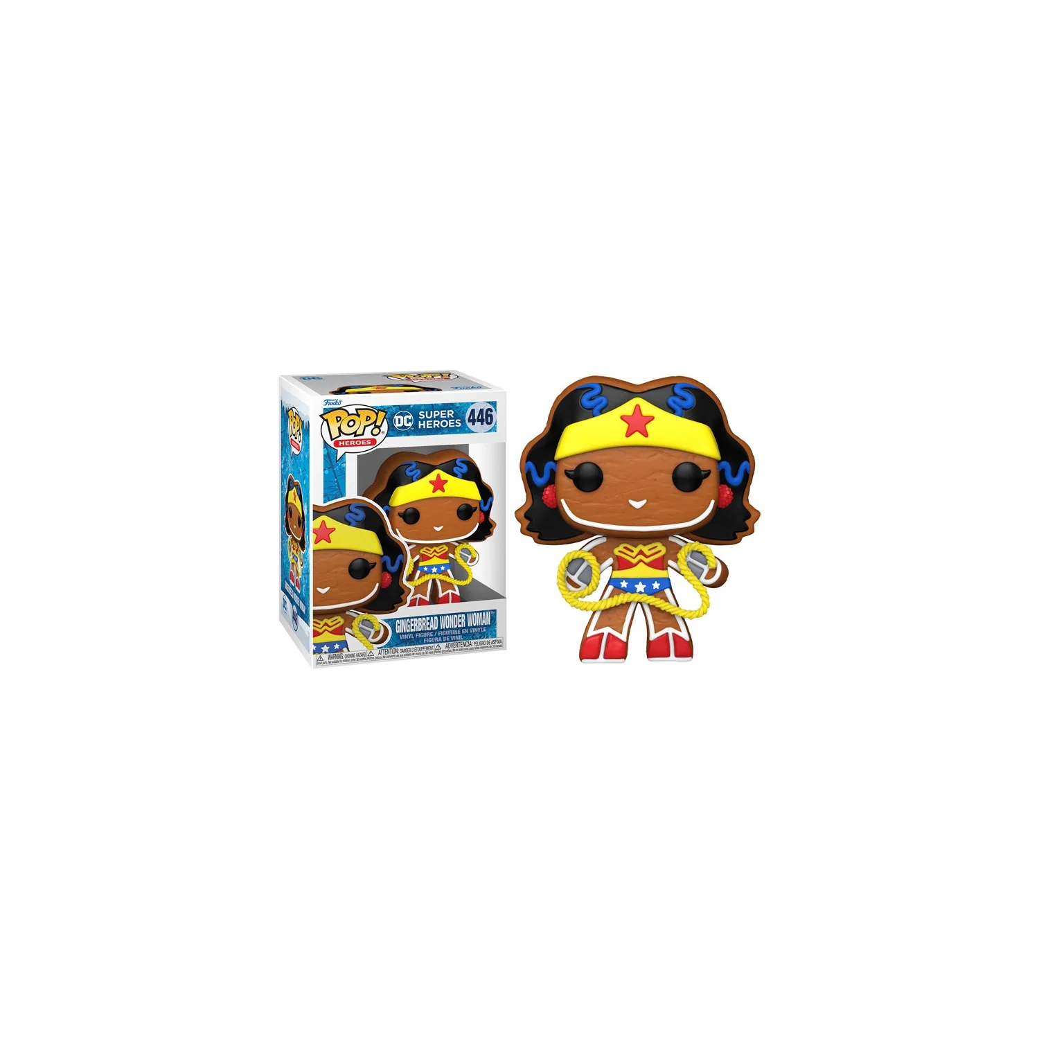 Funko POP! Heroes: DC Super Heroes - Gingerbread Wonder Woman #446 Vinyl Figure