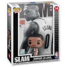 Funko POP! Magazine Covers: NBA SLAM Portland Trailblazers White Jersey - Damian Lillard #14 Vinyl Figure