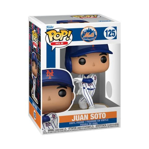Funko POP! MLB: New York Mets White/Blue Jersey - Juan Soto #125 Vinyl Figure