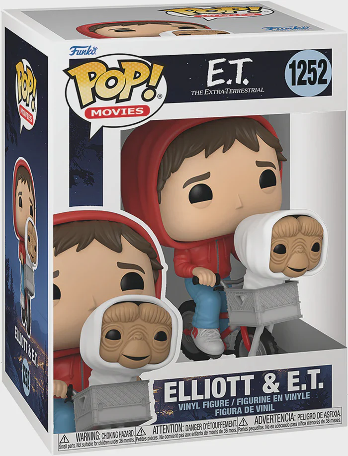 Funko POP! Movies: E.T. The Extra Terrestrial - Elliot & E.T. #1252 Vinyl Figure (Pre-owned)