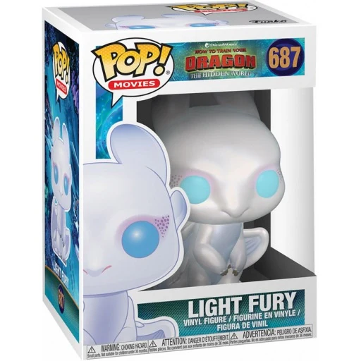 Funko Pop! Movies: How to Train Your Dragon the Hidden World - Light Fury #687 Vinyl Figure