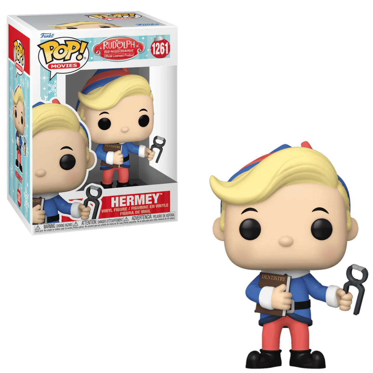 Funko POP! Movies: Rudolph the Red-Nosed Reindeer - Hermey #1261 Vinyl Figure