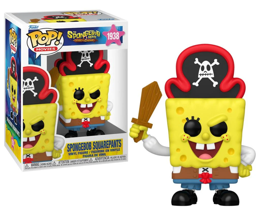 Funko POP! Movies: The Spongebob Movie Search for Squarepants - Spongebob Squarepants #1938 Vinyl Figure