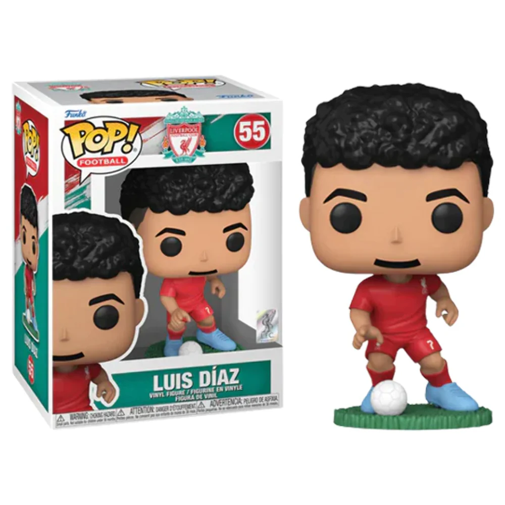 Funko POP! Soccer: Liverpool FC Red Jersey - Luis Diaz #55 Vinyl Figure