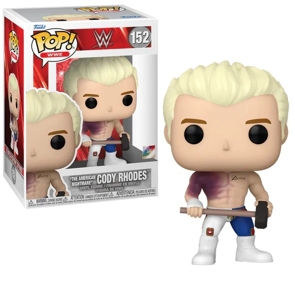 Funko POP! WWE: WWE - "The American Nightmare" Cody Rhodes #152 Vinyl Figure
