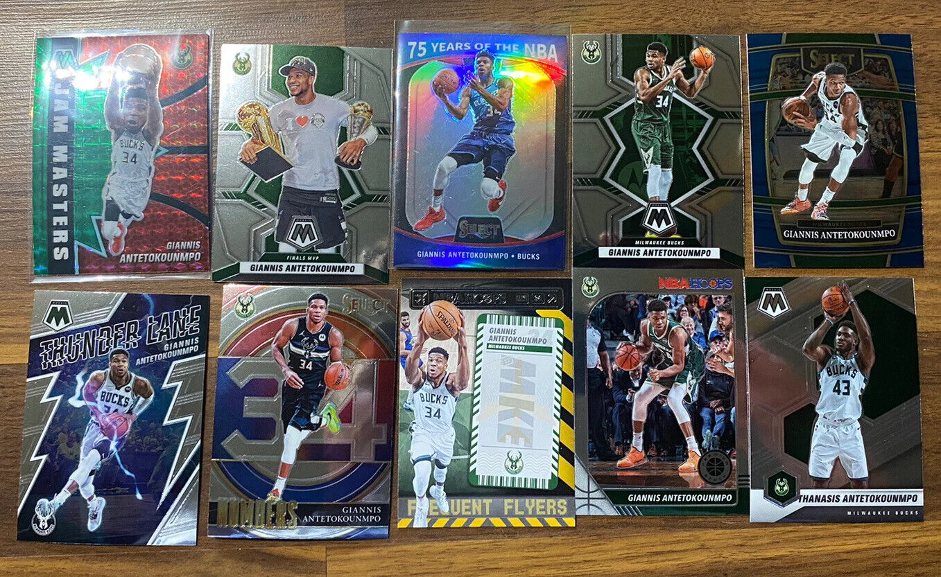 Giannis Antetokounmpo - NBA Basketball - Sports Card Single (Randomly Selected, May Not Be Pictured)