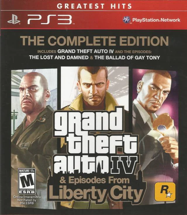 Grand Theft Auto IV 4 & Episodes From Liberty City - PS3 (Pre-owned)