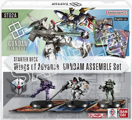 Gundam CG ST-02A: Wings of Advance Starter Deck Assemble Set