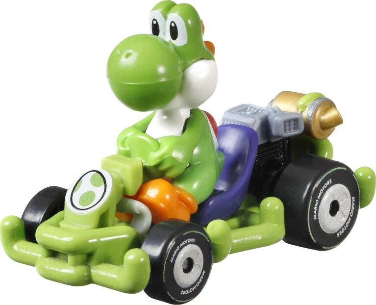 Hot Wheels Mario Kart Die-Cast Pipe Frame - Yoshi