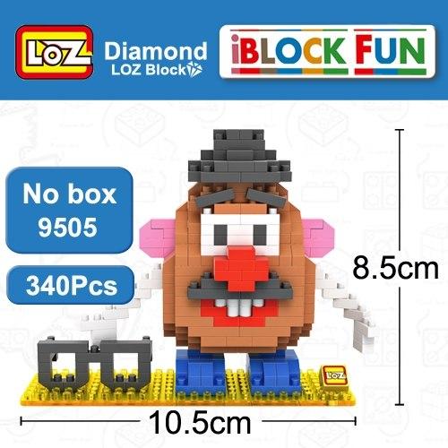 iBlock Fun LOZ Diamond Building Block Toy Story - Mr. Potato #9505 [LOZ] - Image 2