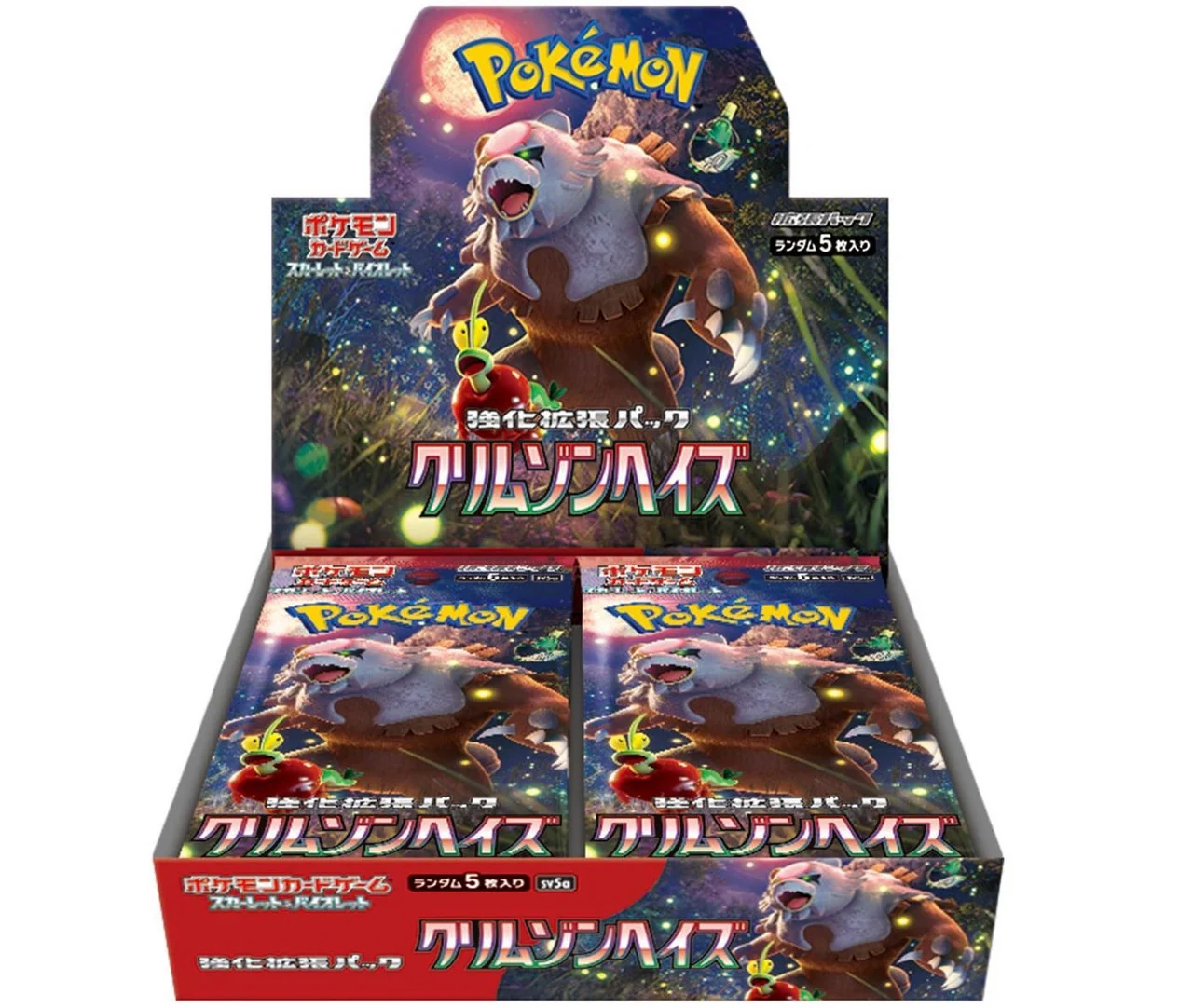 (Japanese) Pokemon Scarlet & Violet: Crimson Haze sv5A Booster Box
