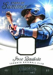 Jose Bautista - Toronto Blue Jays - Game-Used Worn Swatch Relic Jersey Memorabilia Card - Sports Card Single (Randomly Selected, May Not Be Pictured) - Image 4