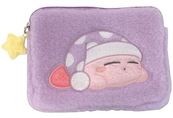 Kirby of the Stars – Sleeping Kirby Fluffy Mini Bag/ Zipper Pouch