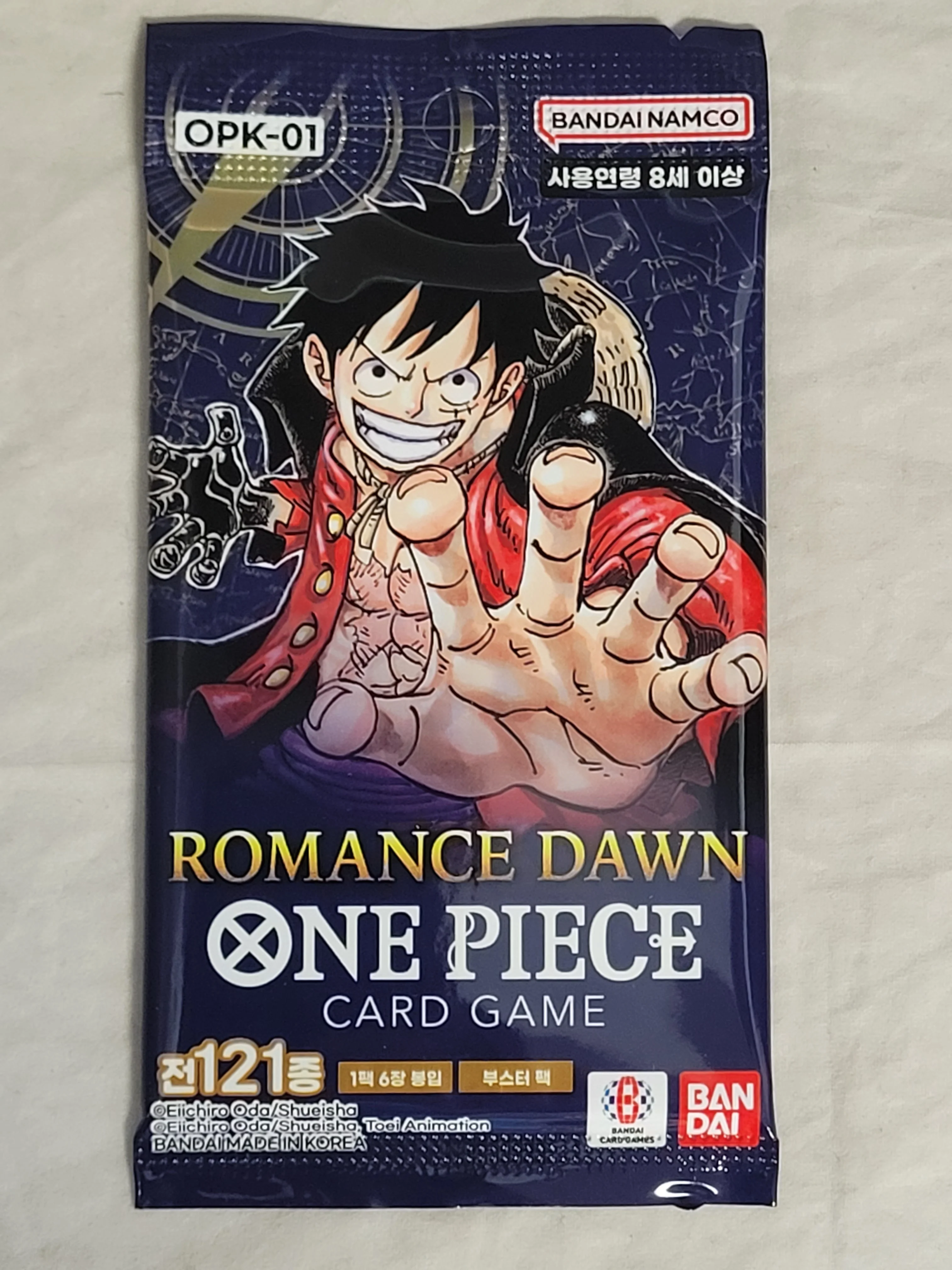 (Korean) One Piece Card Game: Romance Dawn OPK01 Booster Pack