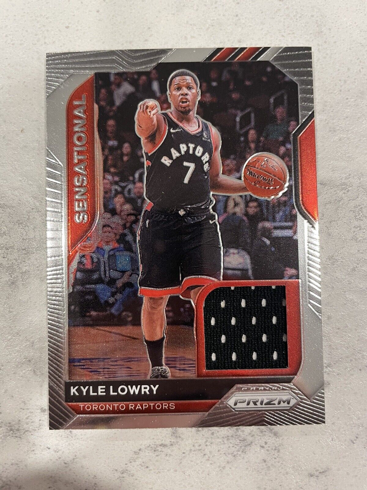 Kyle Lowry - In Toronto Raptors Jersey - Game-Used Worn Swatch Relic Jersey Memorabilia Card - Sports Card Single (Randomly Selected, May Not Be Pictured) - Image 2