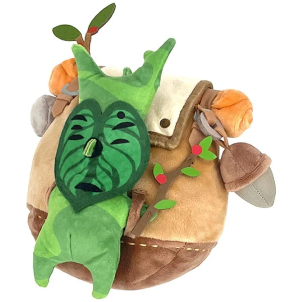 Legend of Zelda Tears of the Kingdom Traveling Korok Brown Backpack 6.5″ Plush