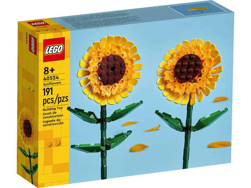LEGO® Botanicals Sunflowers 40524 Model Kit (191 Pieces)
