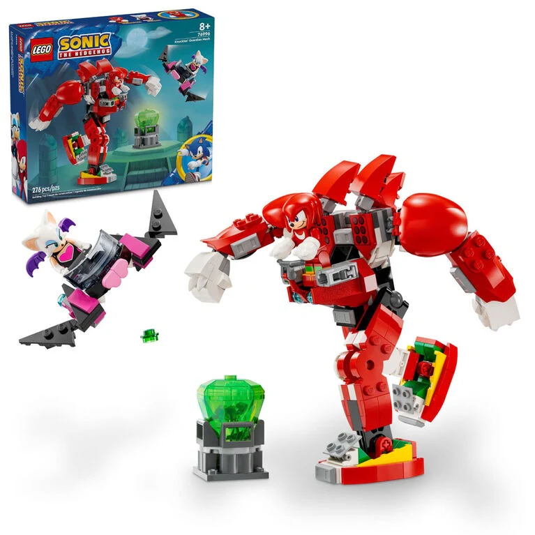LEGO® Sonic the Hedgehog Knuckles' Guardian Mech Building Toy Set 76996 (276 Pieces)