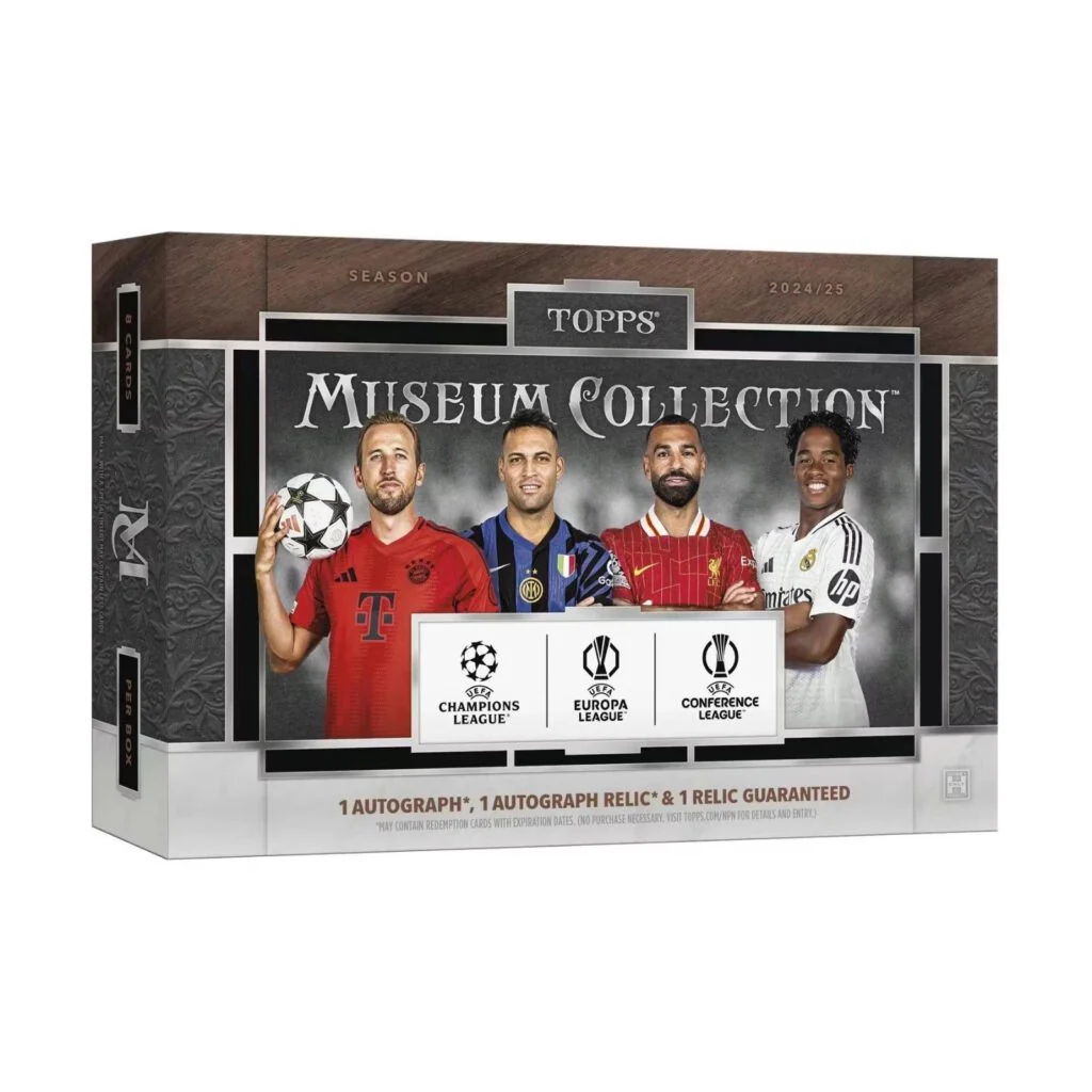 (Local Pick-Up Only) 2024-25 Topps Museum UEFA Club Competitions Cards Soccer Hobby Box (8 Cards)