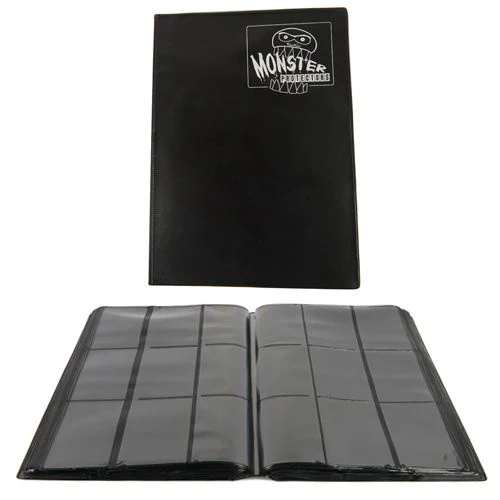Monster Protectors: 9 Pocket Mega Binder - Black Matte with Black Pages