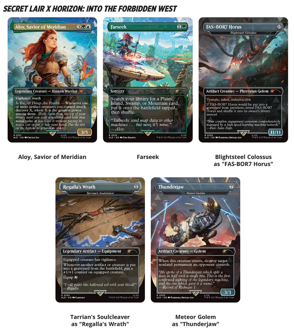 MTG Secret Lair Drop Series - Secret Lair x Playstation: Horizon: Into the Forbidden West (Non-Foil Regular) (Limited 1 Per Customer)
