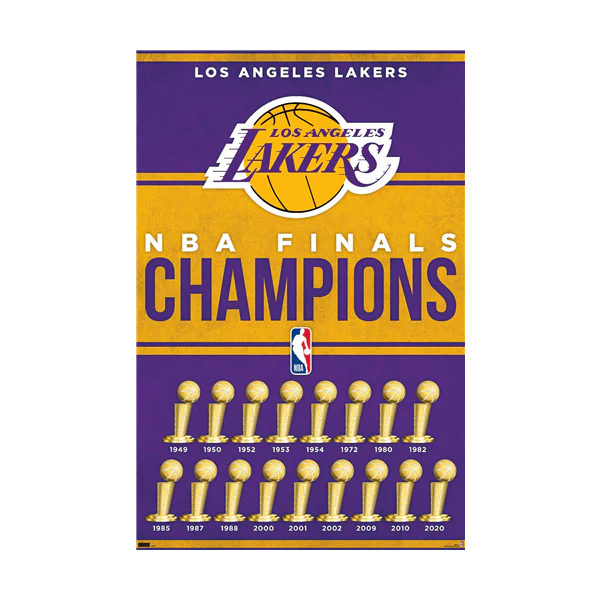 NBA Los Angeles Lakers - Champions 23 - Poster (Local Pick-Up Only)