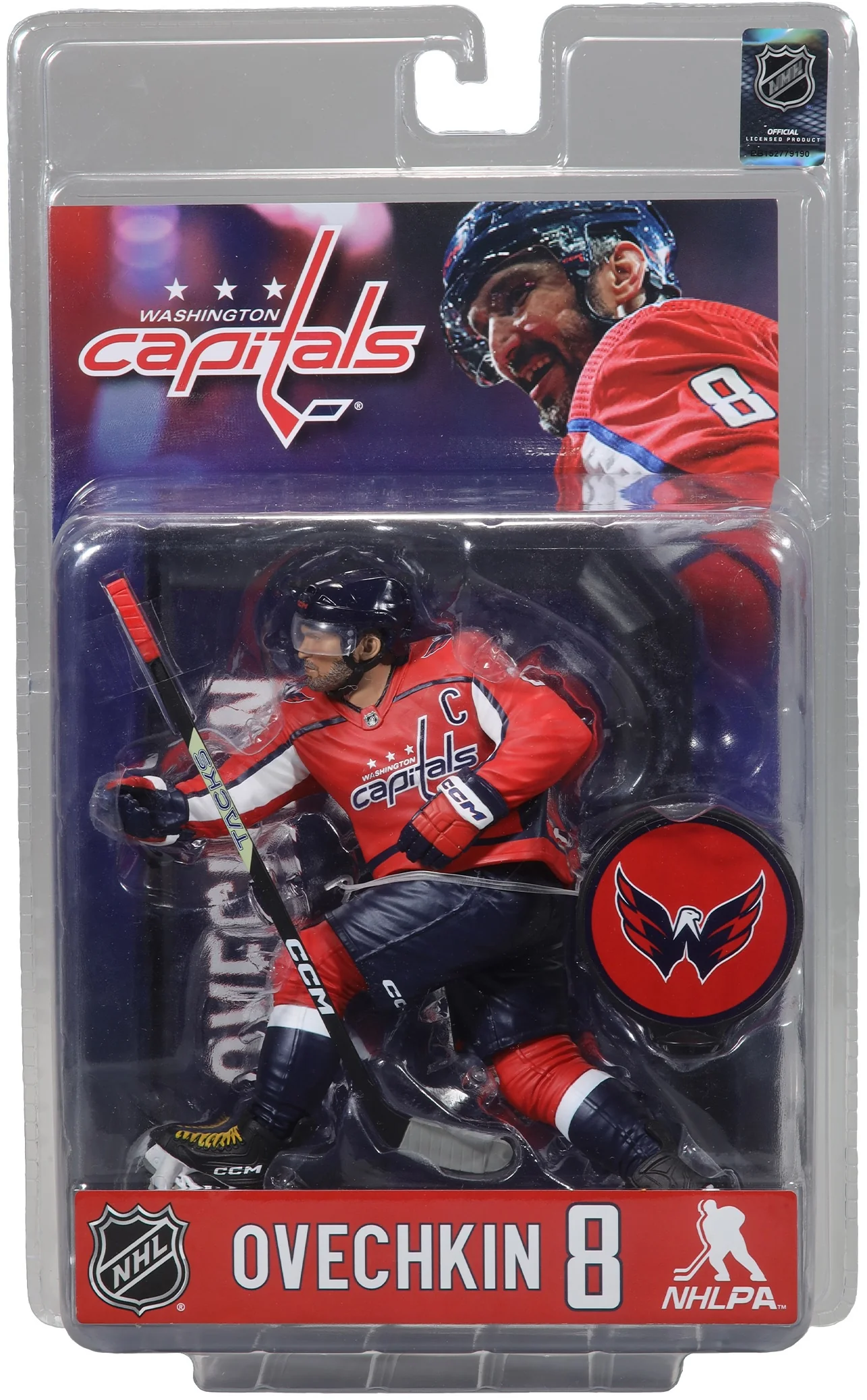 NHL Alex Ovechkin Washington Capitals #8 7" Inch Posed Figure McFarlane's SportsPicks Legacy Series Figure 1
