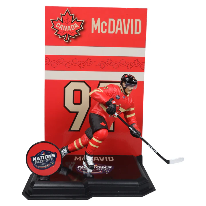 NHL Connor McDavid Team Canada 4 Nations #97 7" Posed Figure McFarlane's SportsPicks Legacy Series Figure 17