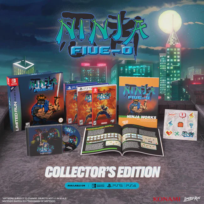 Ninja Five-O Collector's Edition (Limited Run Games #246) - Switch