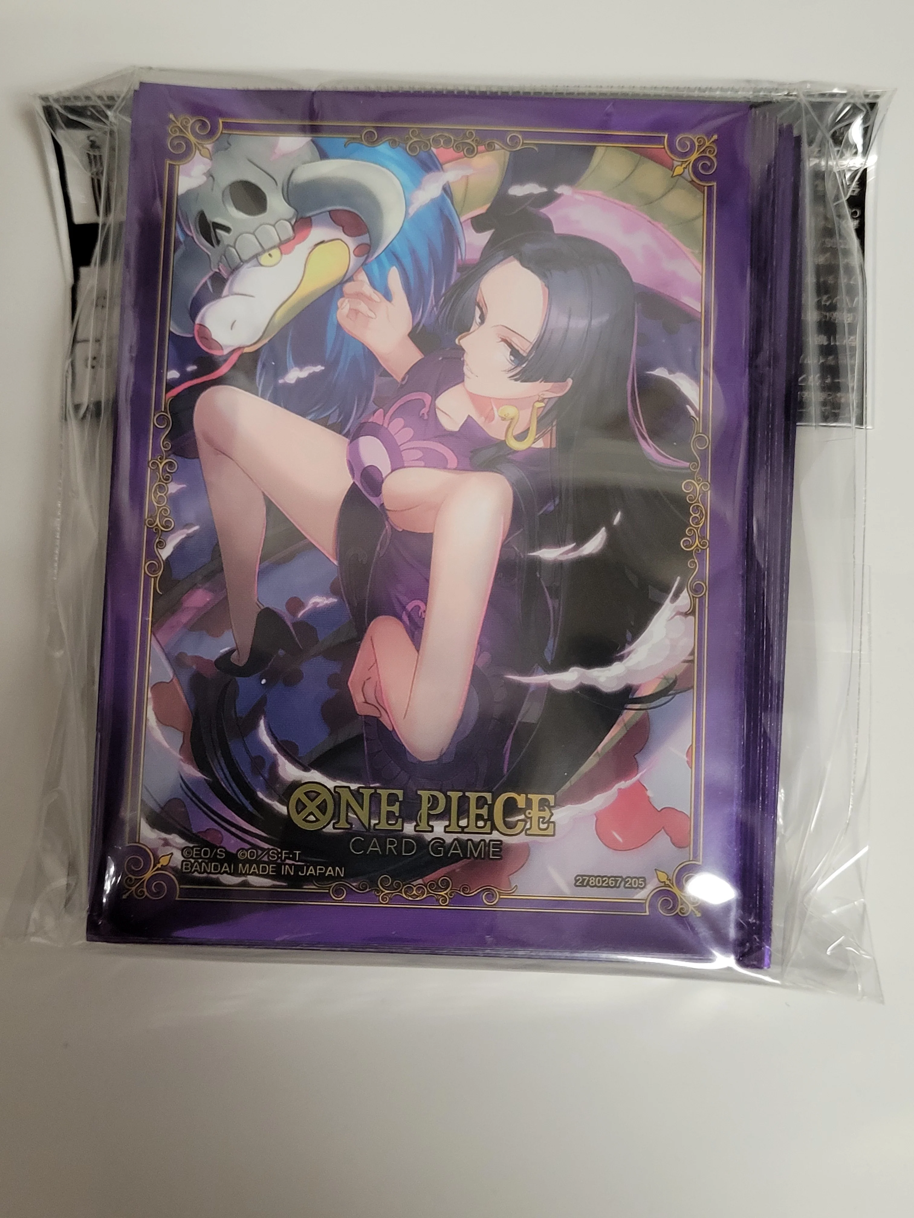 One Piece Card Game - Standard Size Sleeves Set 10 70ct - Boa Hancock