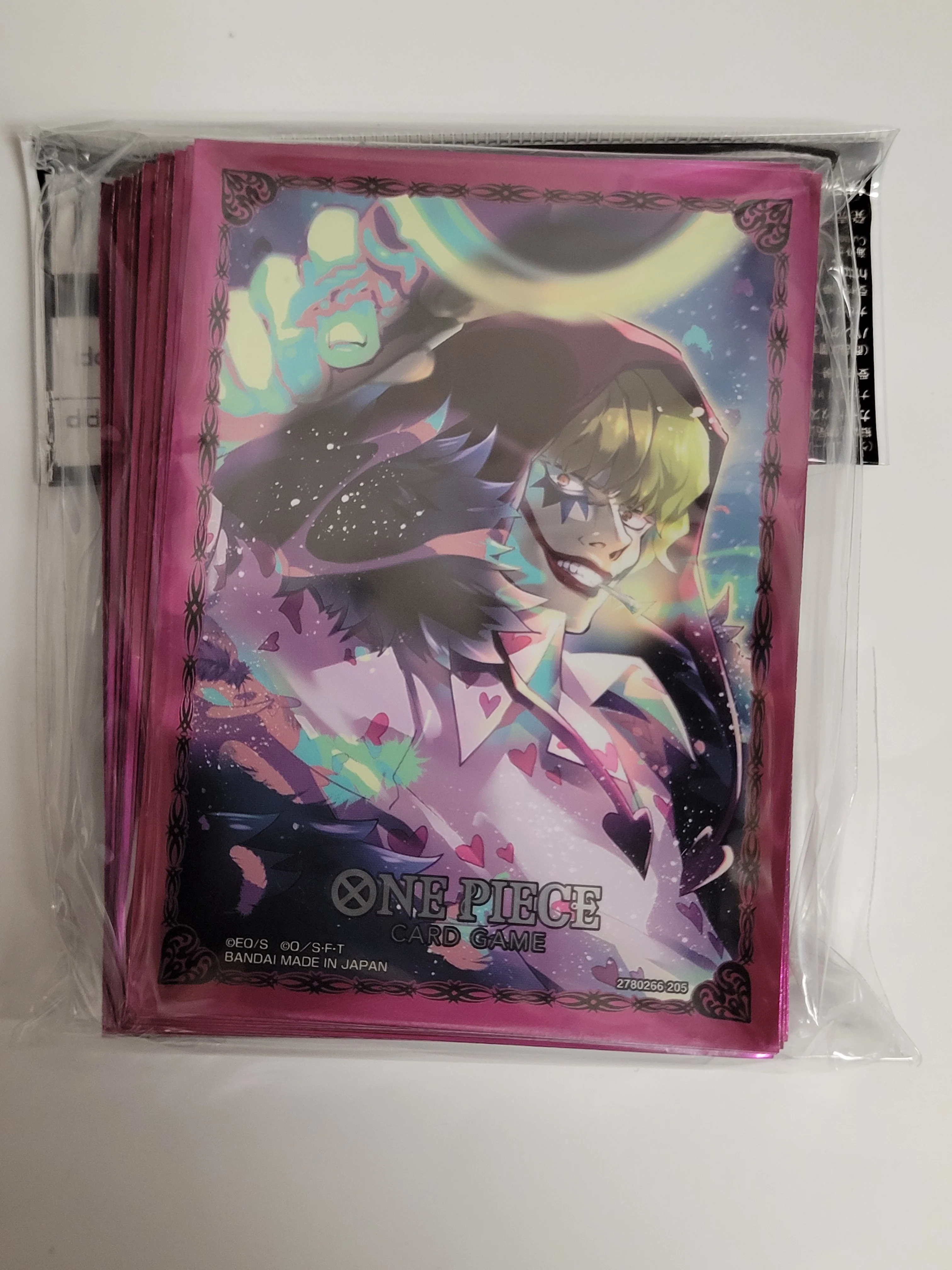 One Piece Card Game - Standard Size Sleeves Set 10 70ct - Donquixote Rosinante