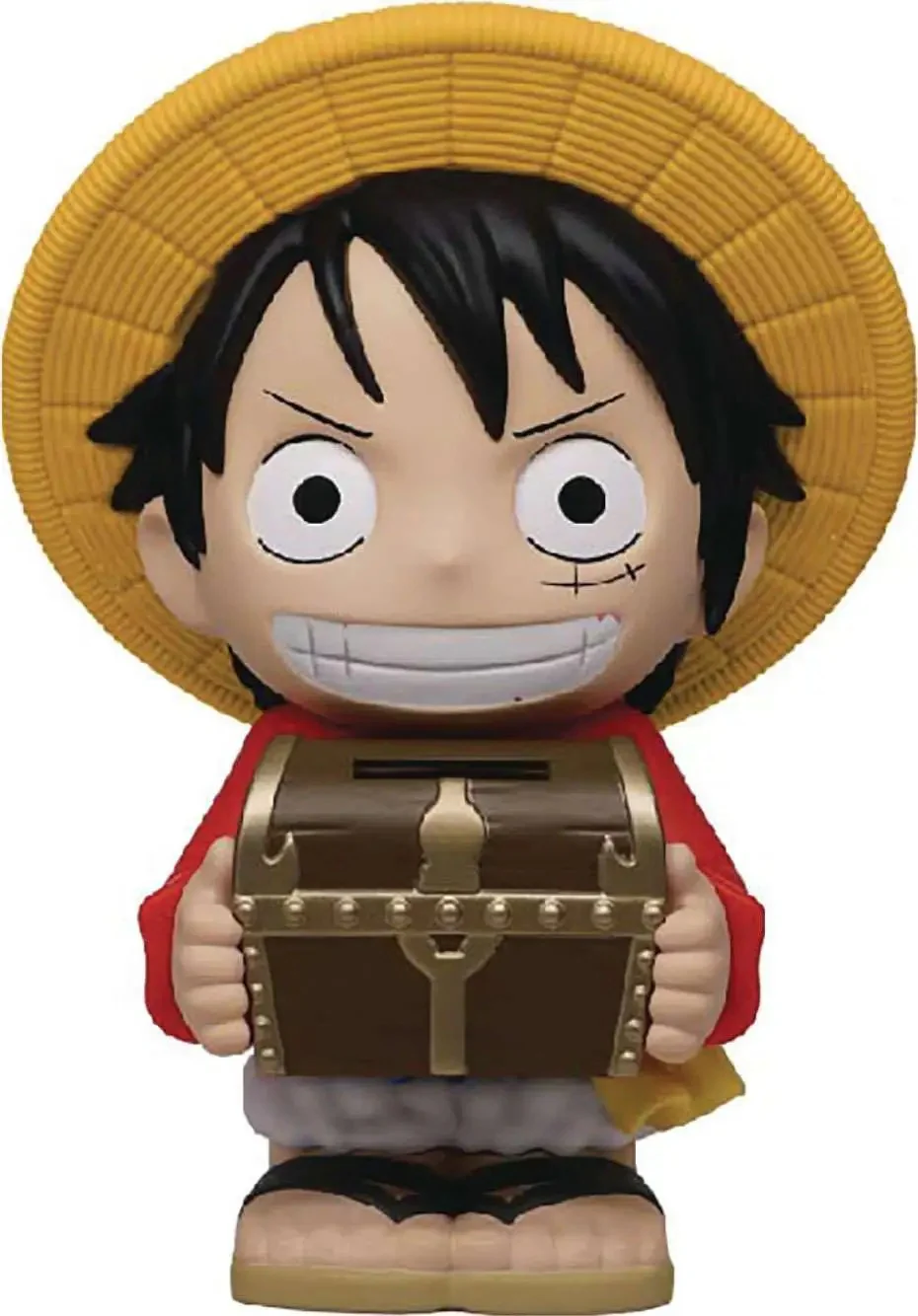 One Piece PVC Figural Coin Bank Chibi Figurine - Luffy