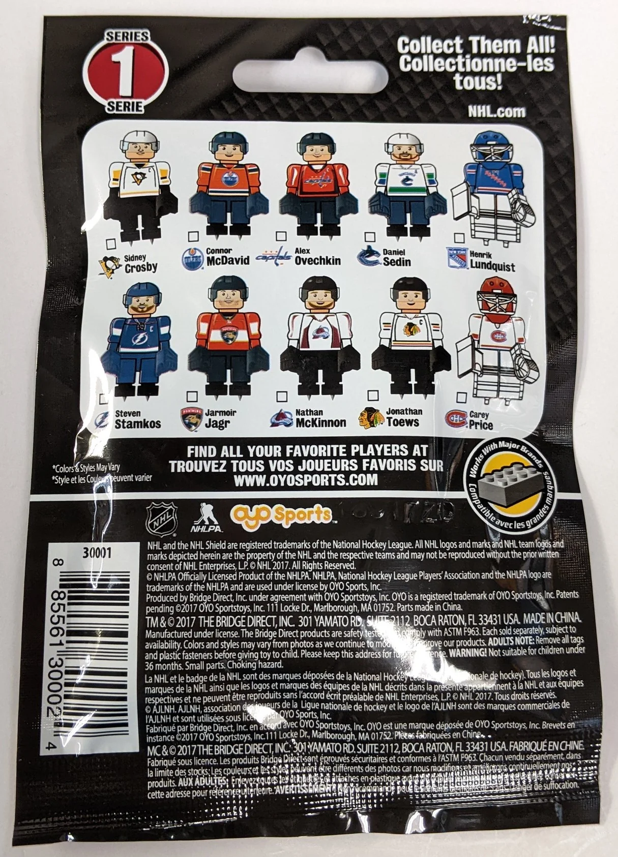 OYO Sports NHL - Series 1 Buildable Mini Figure Blind Bag (1 Randomly Selected) - Image 2