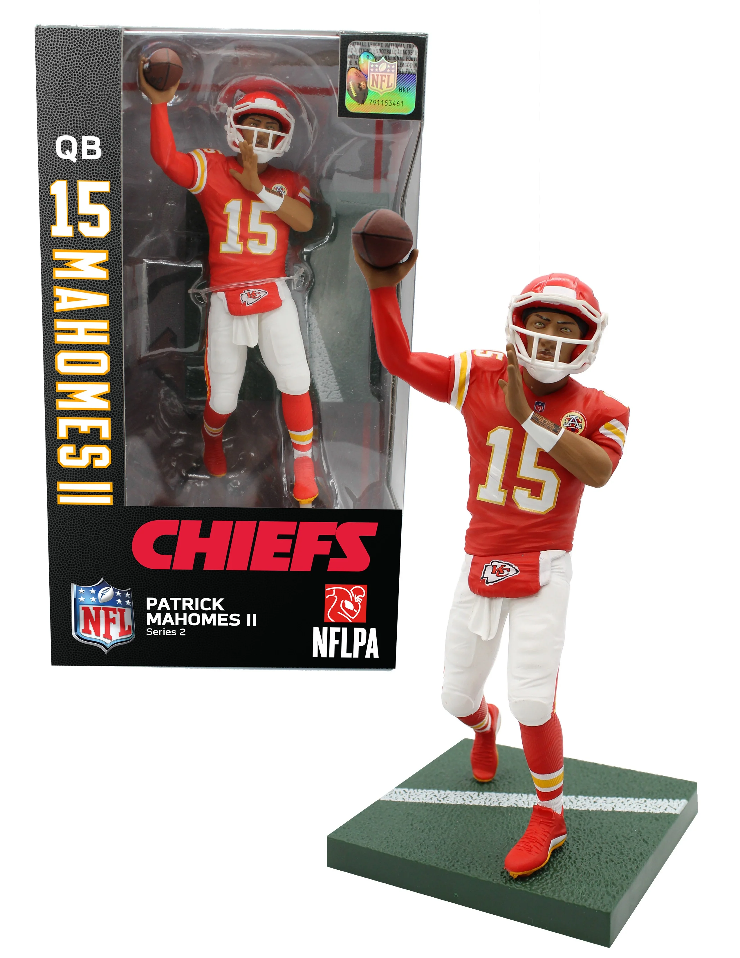 Patrick Mahomes (Kansas City Chiefs) Version 2 Imports Dragon NFL 6" Figure Series 2